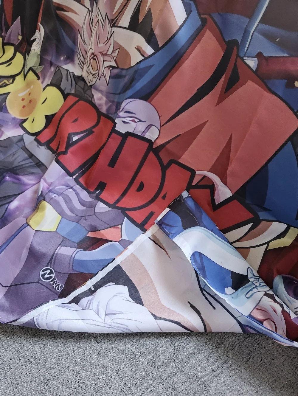 DragonBall Z Themed Happy Birthday Banner - Multicolor